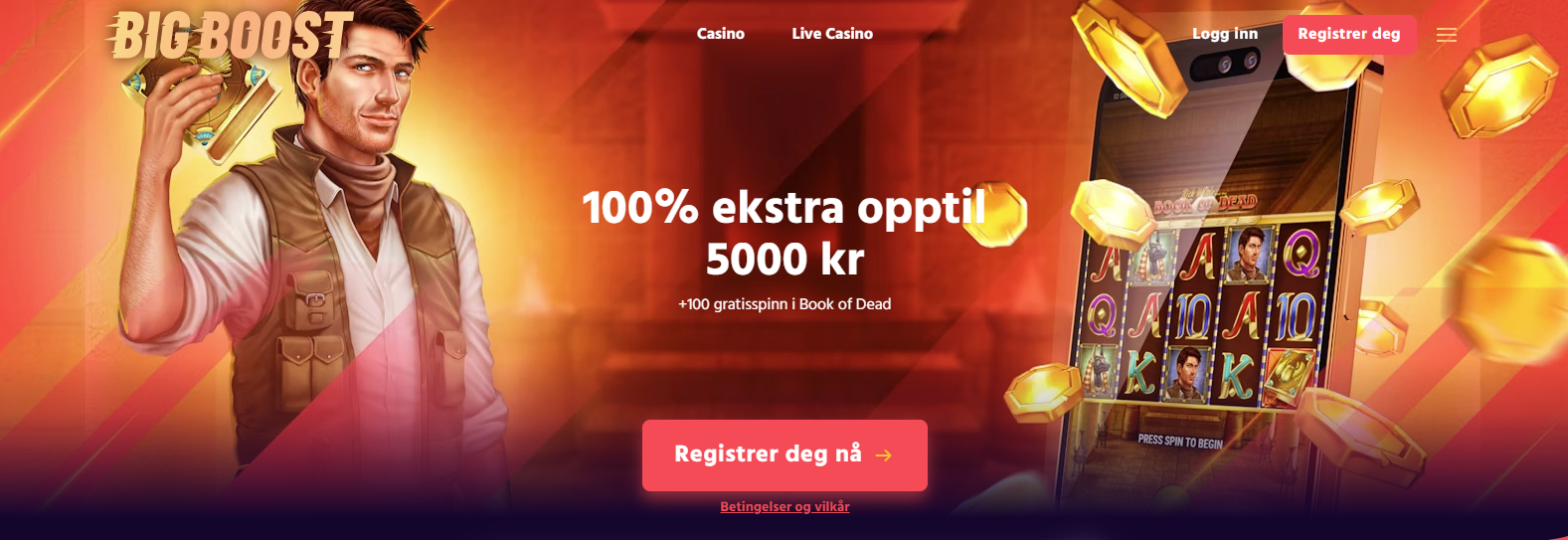 Big Boost – skjermbilde fra nettsiden